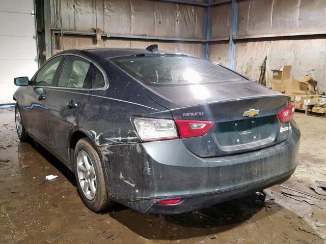 1G1ZB5ST7HF111104 - 2017 CHEVROLET MALIBU LS GRAY photo 3