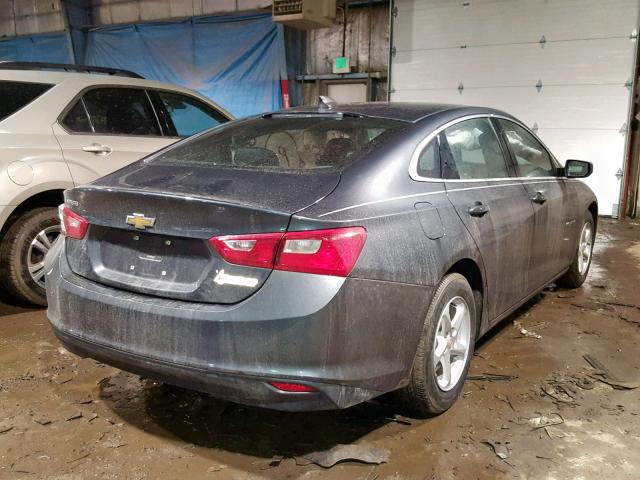 1G1ZB5ST7HF111104 - 2017 CHEVROLET MALIBU LS GRAY photo 4