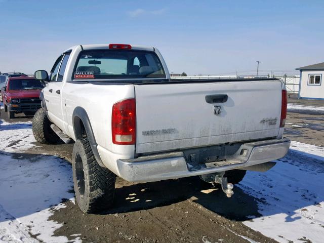 1D7KS28C16J143299 - 2006 DODGE RAM 2500 S WHITE photo 3