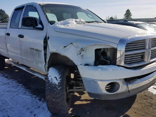 1D7KS28C16J143299 - 2006 DODGE RAM 2500 S WHITE photo 9