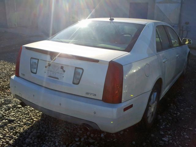 1G6DW677650197658 - 2005 CADILLAC STS WHITE photo 4