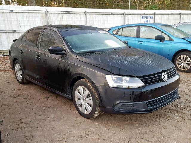 3VW3L7AJ4EM325417 - 2014 VOLKSWAGEN JETTA TDI BLACK photo 1