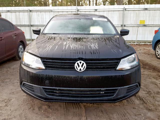 3VW3L7AJ4EM325417 - 2014 VOLKSWAGEN JETTA TDI BLACK photo 9