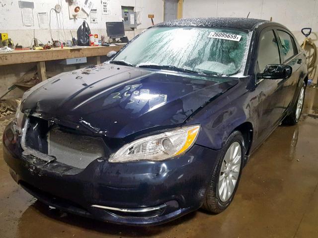 1C3BC4FB6BN578033 - 2011 CHRYSLER 200 LX BLUE photo 2