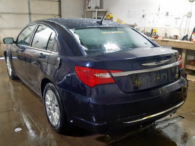 1C3BC4FB6BN578033 - 2011 CHRYSLER 200 LX BLUE photo 3