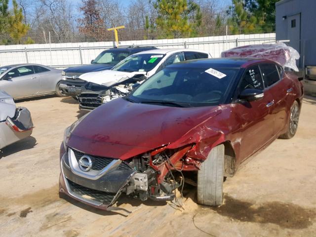 1N4AA6AP5HC382235 - 2017 NISSAN MAXIMA 3.5 BURGUNDY photo 2