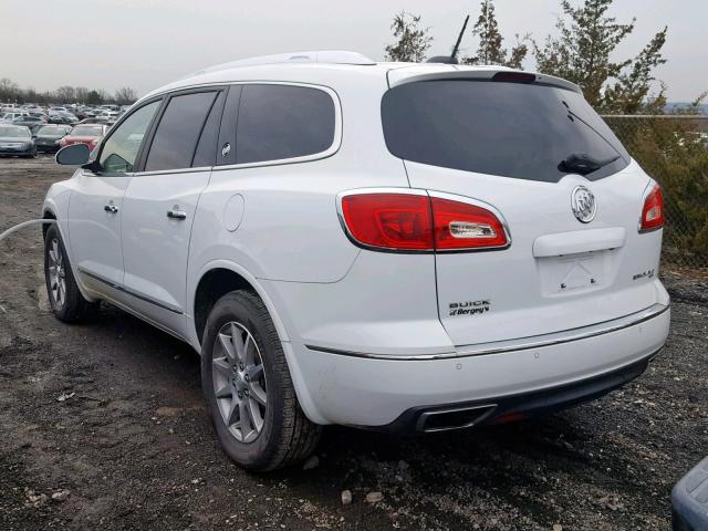 5GAKVBKD9GJ166531 - 2016 BUICK ENCLAVE WHITE photo 3