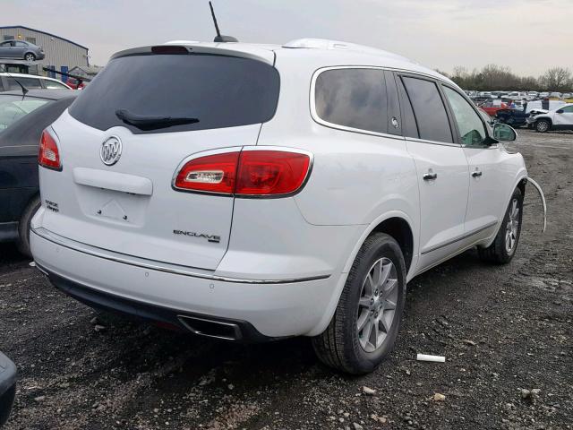 5GAKVBKD9GJ166531 - 2016 BUICK ENCLAVE WHITE photo 4