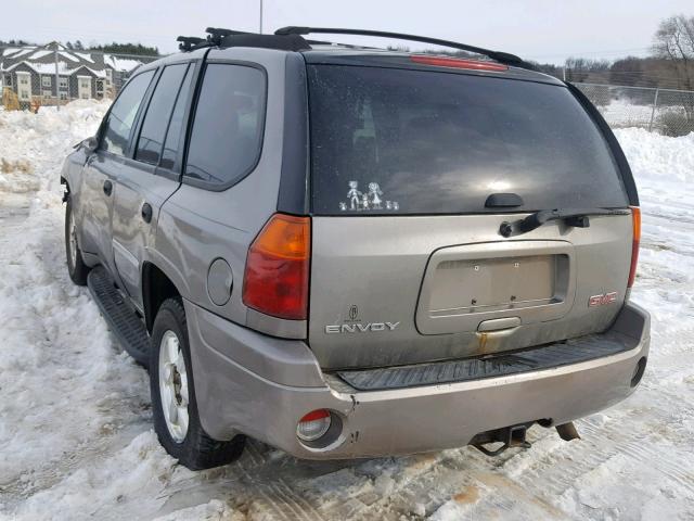 1GKDT13S572153195 - 2007 GMC ENVOY SILVER photo 3