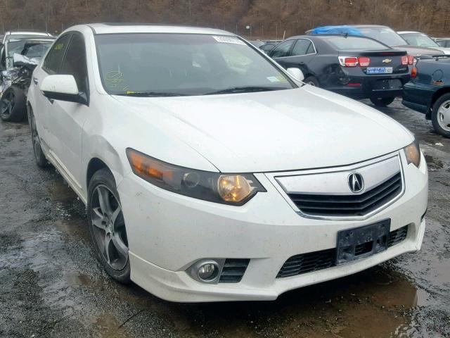 JH4CU2E89DC008757 - 2013 ACURA TSX SE WHITE photo 1