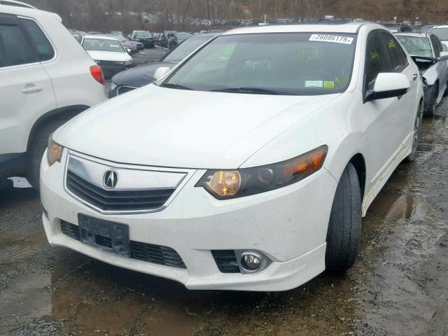 JH4CU2E89DC008757 - 2013 ACURA TSX SE WHITE photo 2