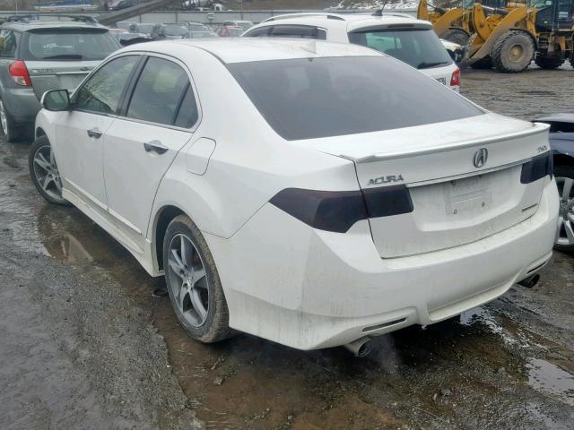 JH4CU2E89DC008757 - 2013 ACURA TSX SE WHITE photo 3