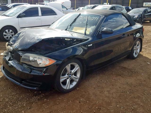 WBAUL73578VE88841 - 2008 BMW 128 I CHARCOAL photo 2