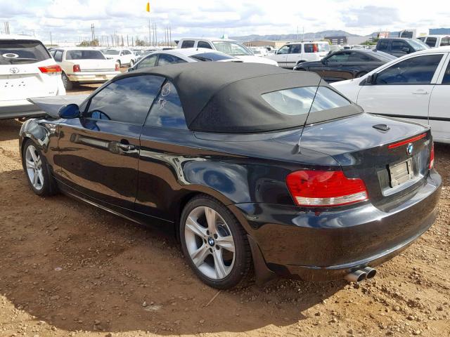 WBAUL73578VE88841 - 2008 BMW 128 I CHARCOAL photo 3