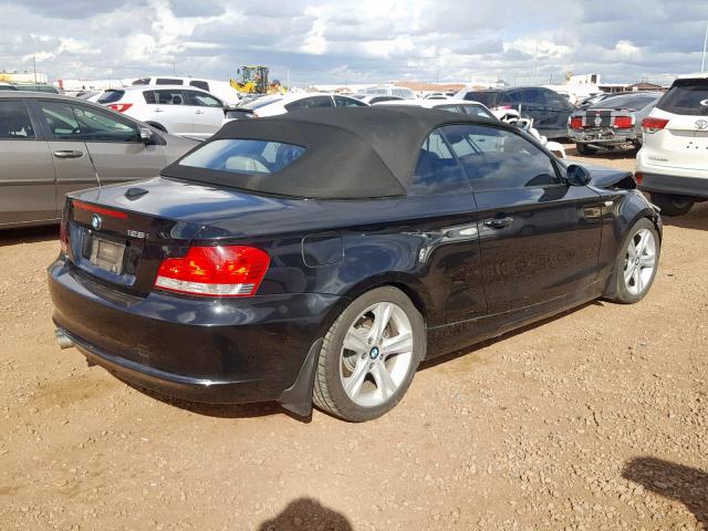 WBAUL73578VE88841 - 2008 BMW 128 I CHARCOAL photo 4