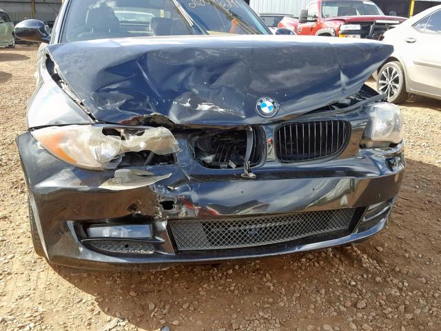 WBAUL73578VE88841 - 2008 BMW 128 I CHARCOAL photo 9