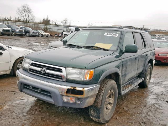 JT3GN86RXX0134517 - 1999 TOYOTA 4RUNNER SR GREEN photo 2