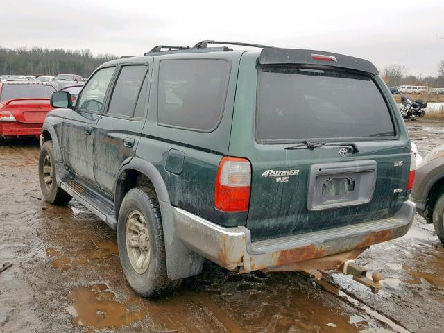 JT3GN86RXX0134517 - 1999 TOYOTA 4RUNNER SR GREEN photo 3