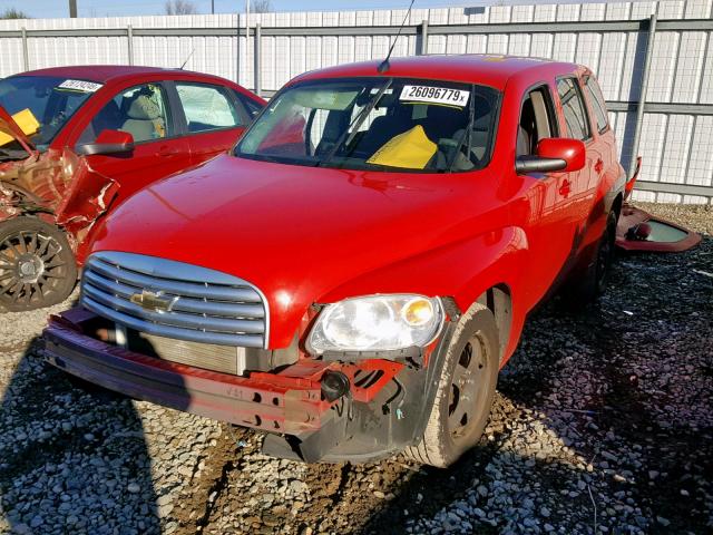 3GNBABDB3AS622056 - 2010 CHEVROLET HHR LT RED photo 2