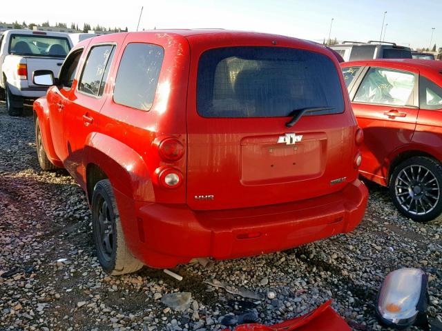 3GNBABDB3AS622056 - 2010 CHEVROLET HHR LT RED photo 3