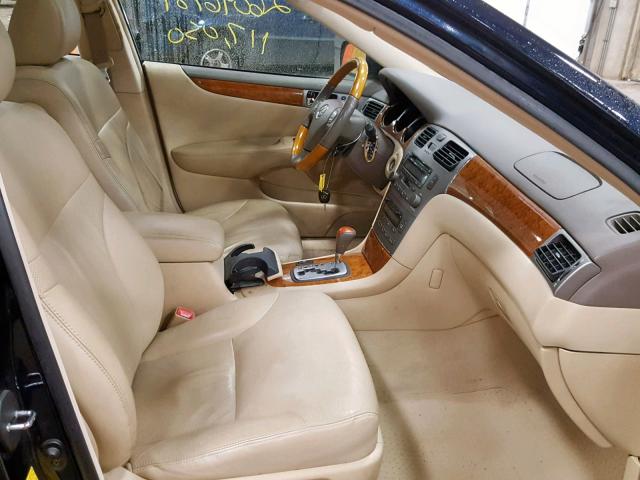 JTHBA30G165153419 - 2006 LEXUS ES 330 BLUE photo 5