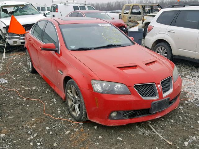 6G2ER577X9L154133 - 2009 PONTIAC G8 RED photo 1