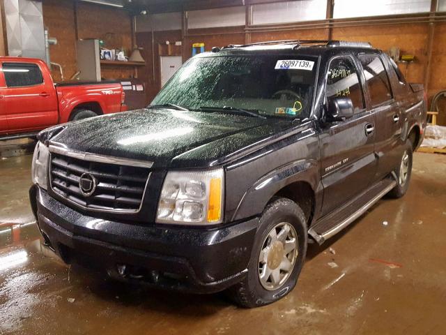 3GYEK62N64G251600 - 2004 CADILLAC ESCALADE E BLACK photo 2