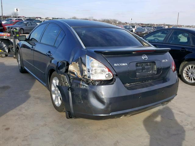 1N4BA41E07C859028 - 2007 NISSAN MAXIMA SE GRAY photo 3