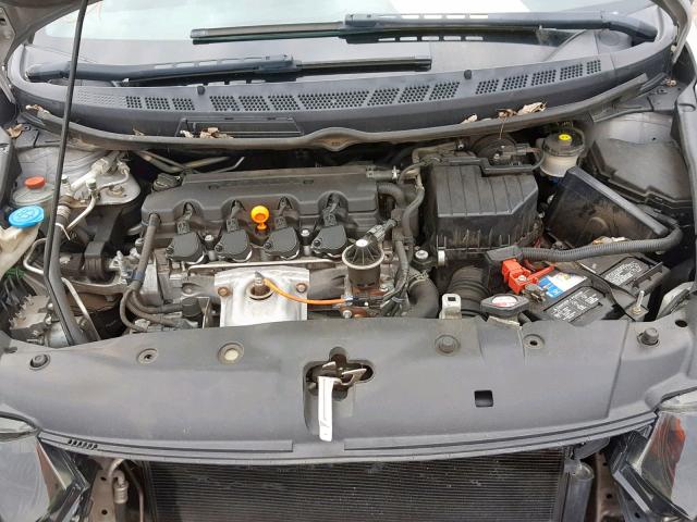 2HGFG1B99BH501993 - 2011 HONDA CIVIC EXL SILVER photo 7