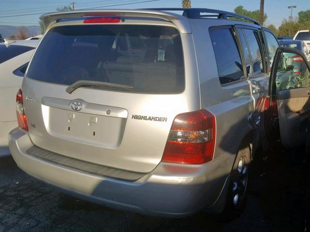 JTEDP21AX70143964 - 2007 TOYOTA HIGHLANDER SILVER photo 4