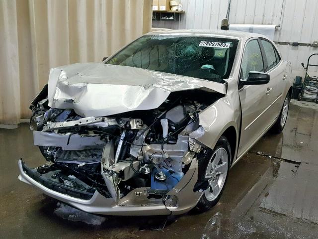 1G11B5SA2DF338044 - 2013 CHEVROLET MALIBU LS ოქროსფერი ფოტო 2