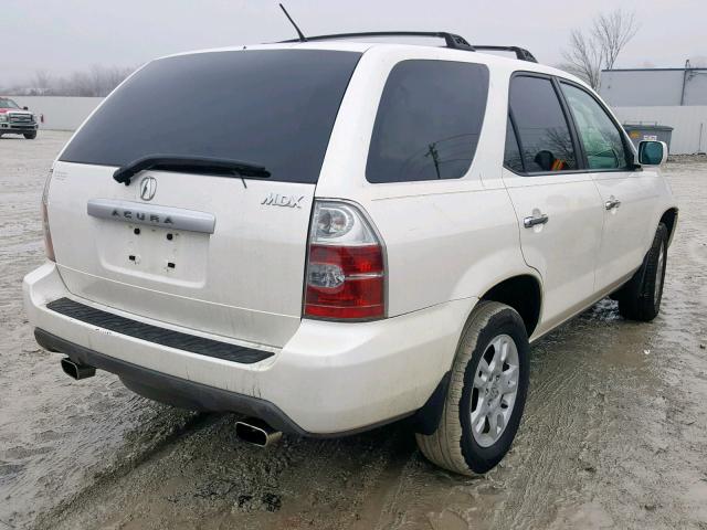 2HNYD18644H546124 - 2004 ACURA MDX TOURIN WHITE photo 4