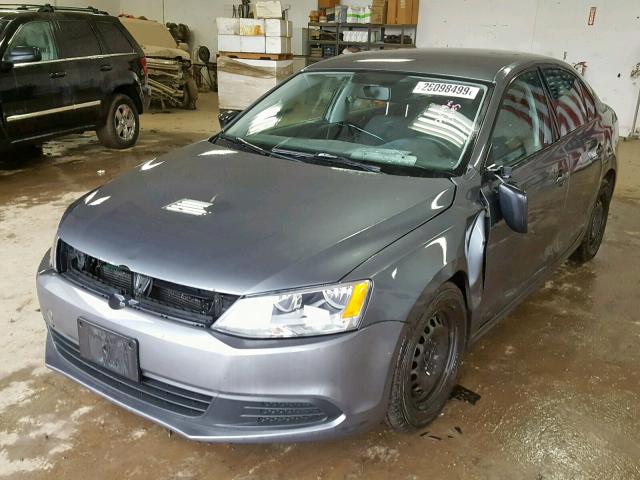 3VW1K7AJ1BM068139 - 2011 VOLKSWAGEN JETTA BASE 灰色 照片 2