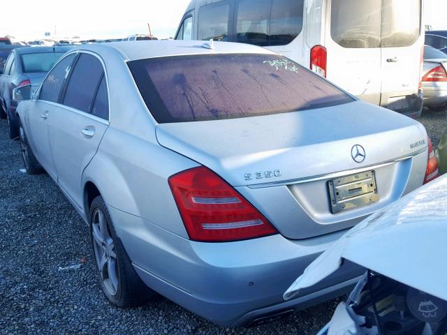 WDDNG8DB7CA441334 - 2012 MERCEDES-BENZ S 350 BLUE SILVER photo 3