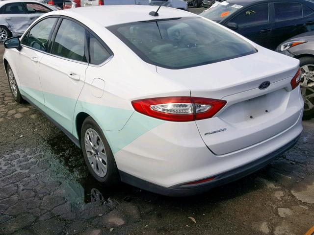 1FA6P0G72E5397834 - 2014 FORD FUSION S WHITE photo 3