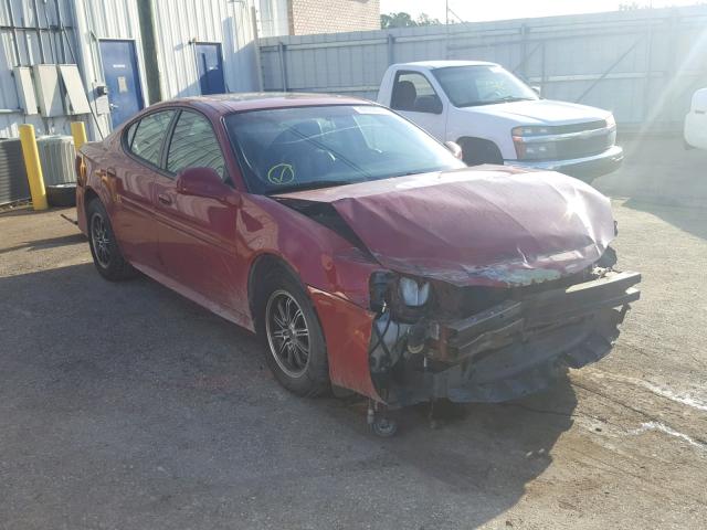 2G2WP552081138302 - 2008 PONTIAC GRAND PRIX RED photo 1