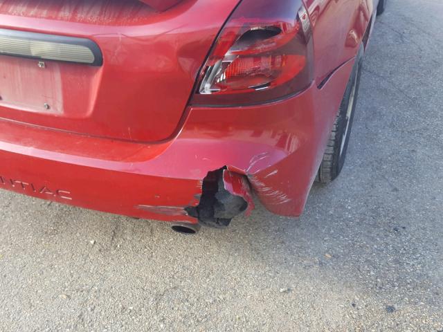 2G2WP552081138302 - 2008 PONTIAC GRAND PRIX RED photo 10