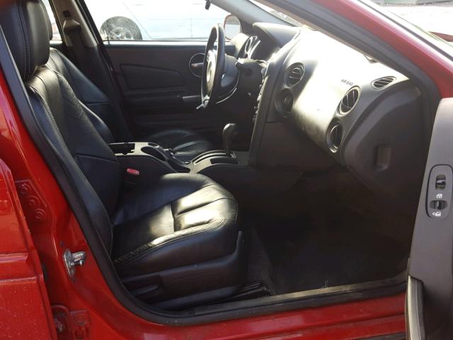 2G2WP552081138302 - 2008 PONTIAC GRAND PRIX RED photo 5