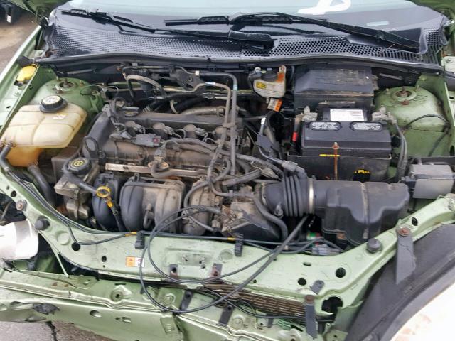 1FAHP34N97W185586 - 2007 FORD FOCUS ZX4 GREEN photo 7