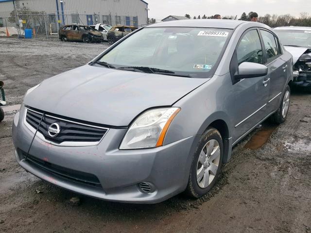 3N1AB6AP3AL607272 - 2010 NISSAN SENTRA 2.0 GRAY photo 2