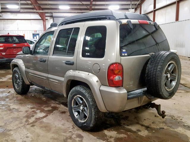 1J4GL38K03W633509 - 2003 JEEP LIBERTY RE TAN photo 3