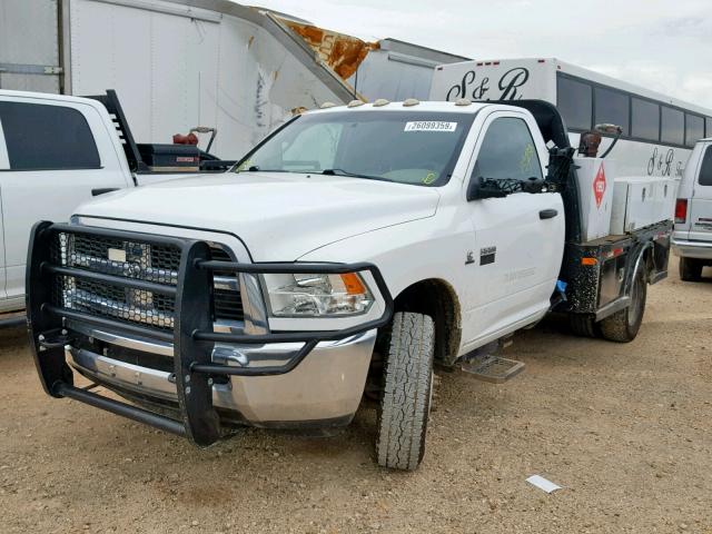 3C7WDTAL7CG318886 - 2012 DODGE RAM 3500 S WHITE photo 2