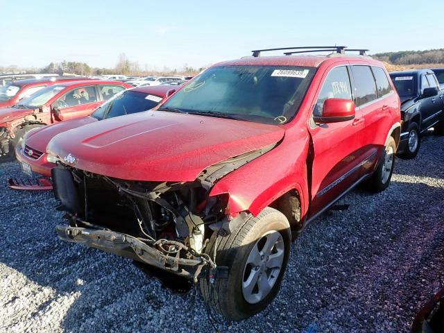 1J4RR4GG9BC542846 - 2011 JEEP GRAND CHER RED photo 2