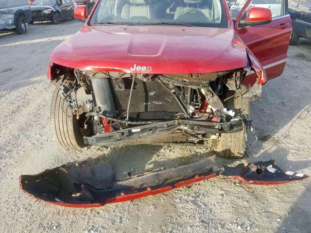 1J4RR4GG9BC542846 - 2011 JEEP GRAND CHER RED photo 9