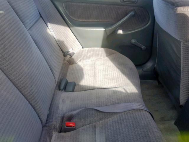 2HGEJ6615YH551782 - 2000 HONDA CIVIC BASE GREEN photo 6