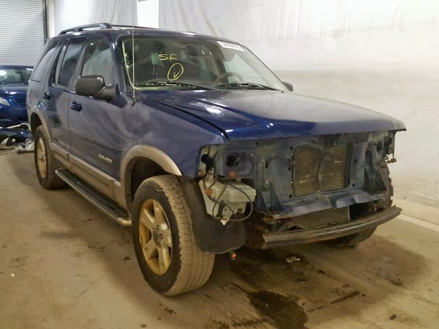 1FMZU74E54UB60427 - 2004 FORD EXPLORER E BLUE photo 1