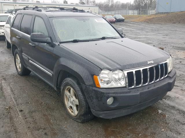 1J4HR58255C521730 - 2005 JEEP GRAND CHER BLACK photo 1