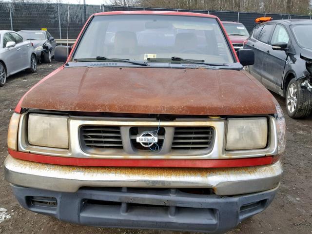1N6DD21S8WC371140 - 1998 NISSAN FRONTIER X RED photo 9