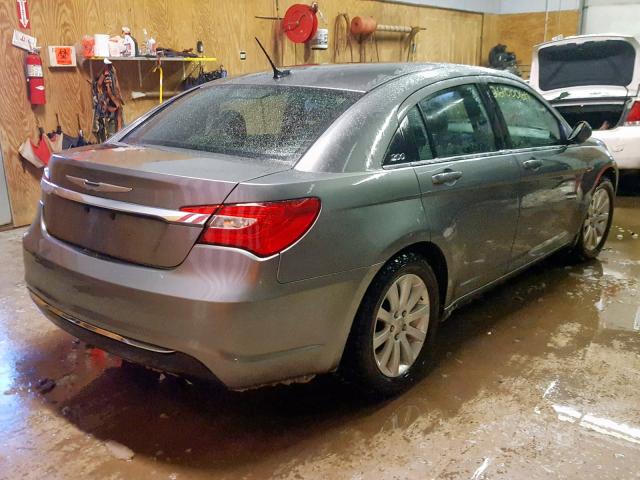 1C3BC1FB2BN589903 - 2011 CHRYSLER 200 TOURIN GRAY photo 4