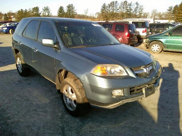 2HNYD18245H514711 - 2005 ACURA MDX TURQUOISE photo 1